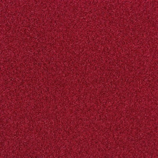 Čtvercový koberec - červený